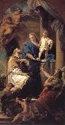 Pompeo Batoni Notre Dame, and the Son in St. John s Nepomuk painting